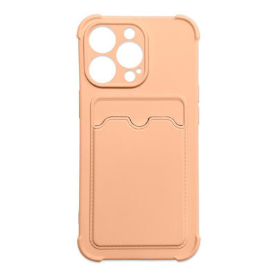 Card Armor Case Pouch Cover for iPhone 13 Mini Card Wallet Silicone Air Bag Armor Pink — Hurtel