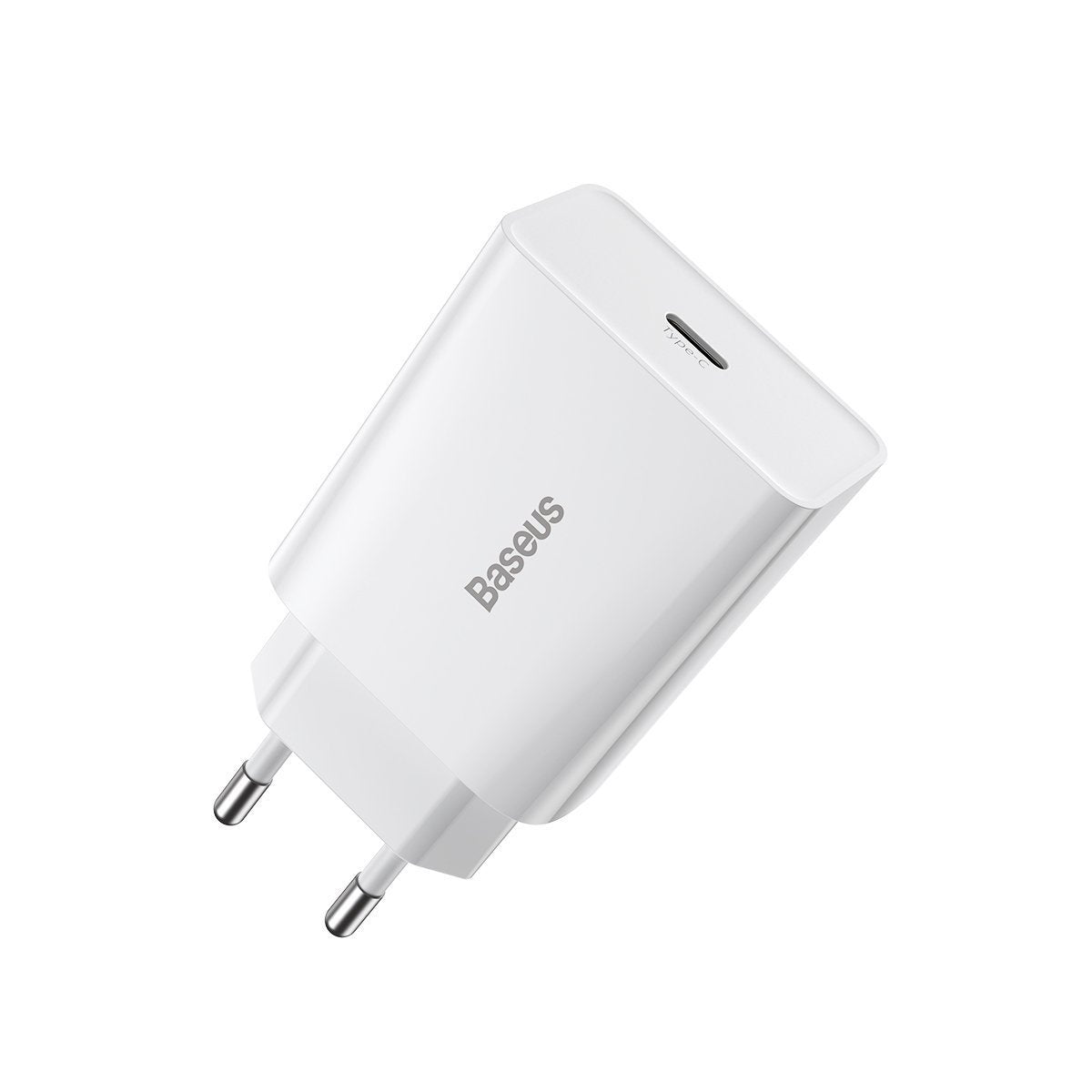 Baseus Speed Mini Quick Charger, USB-C, PD, 3A, 20W (white) - Image 1