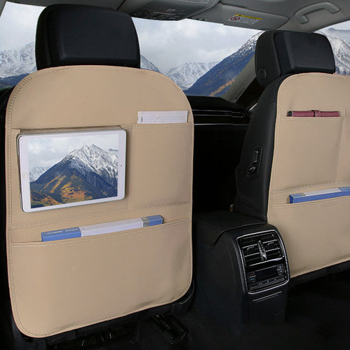 Car organizer for armchair seat beige — Hurtel