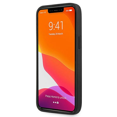 Guess GUHCP13L4GMGGR iPhone 13 Pro / 13 6.1" grey/grey hardcase 4G Big Metal Logo