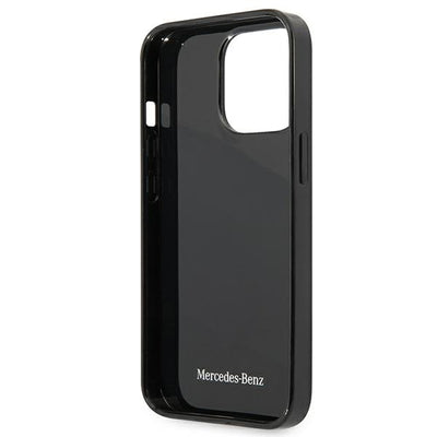 Mercedes Silver Stars Pattern Case for iPhone 13 Pro / iPhone 13 - Black