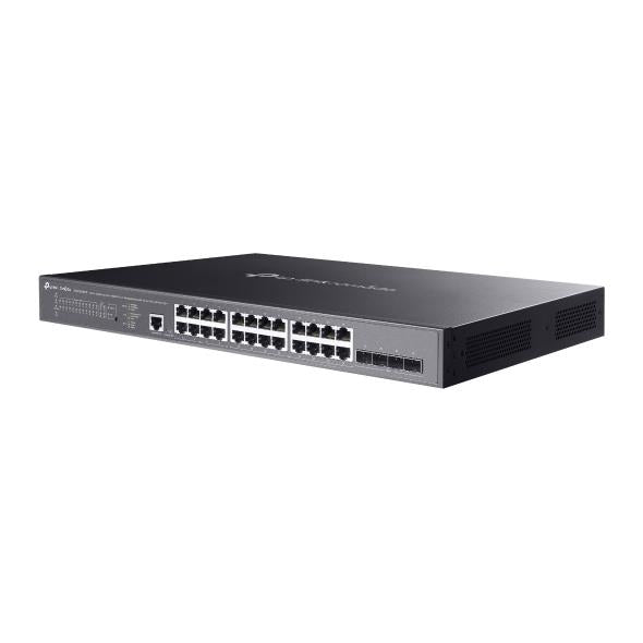 Switch TP-LINK Omada SG3428XMPP Rack 24x10Base-T / 100Base-TX / 1000Base-T 4xSFP+ 1xConsole 1 PoE+ ports 16 500 Watts SG3428XMPP