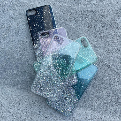 Star Glitter Shining Cover for iPhone 13 Pro black — Hurtel
