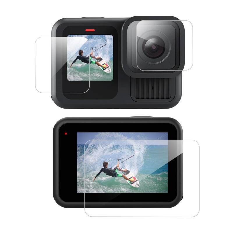 Telesin 3-in-1 Tempered Glass for GoPro Hero 13 Black (S6-FLM-07-TGP) - Image 1