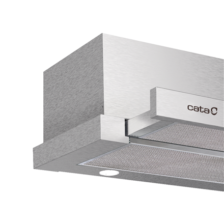 CATA Hood | EXTENDER 600 | Telescopic | Energy efficiency class C | Width 60 cm | 390 m³/h | Mechanical | ECOLED | Stain