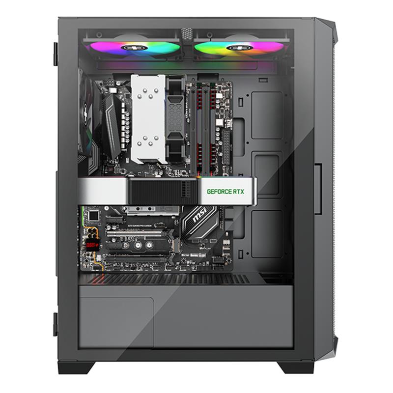 Case XILENCE ATX/micro ATX/Mini-ITX Black Midi Tower PC XG161