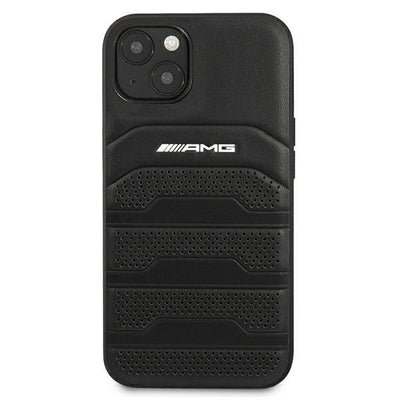 AMG Leather Debossed Lines case for iPhone 13 mini - black — Mercedes