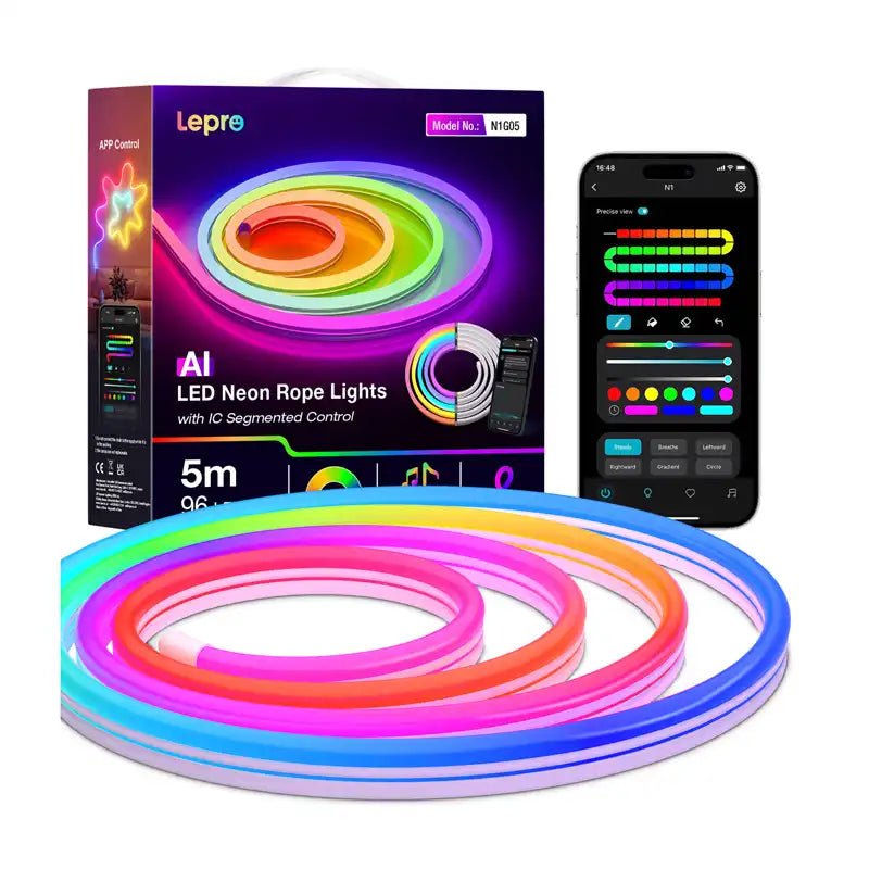 LEPRO N1-5 RGB Smart LED Strip, 5 m - Image 2