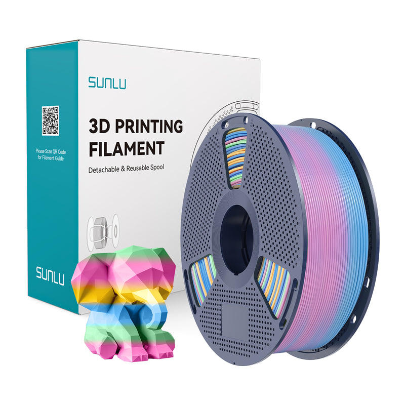 Sunlu PLA Filament (Rainbow) 04 - Image 1