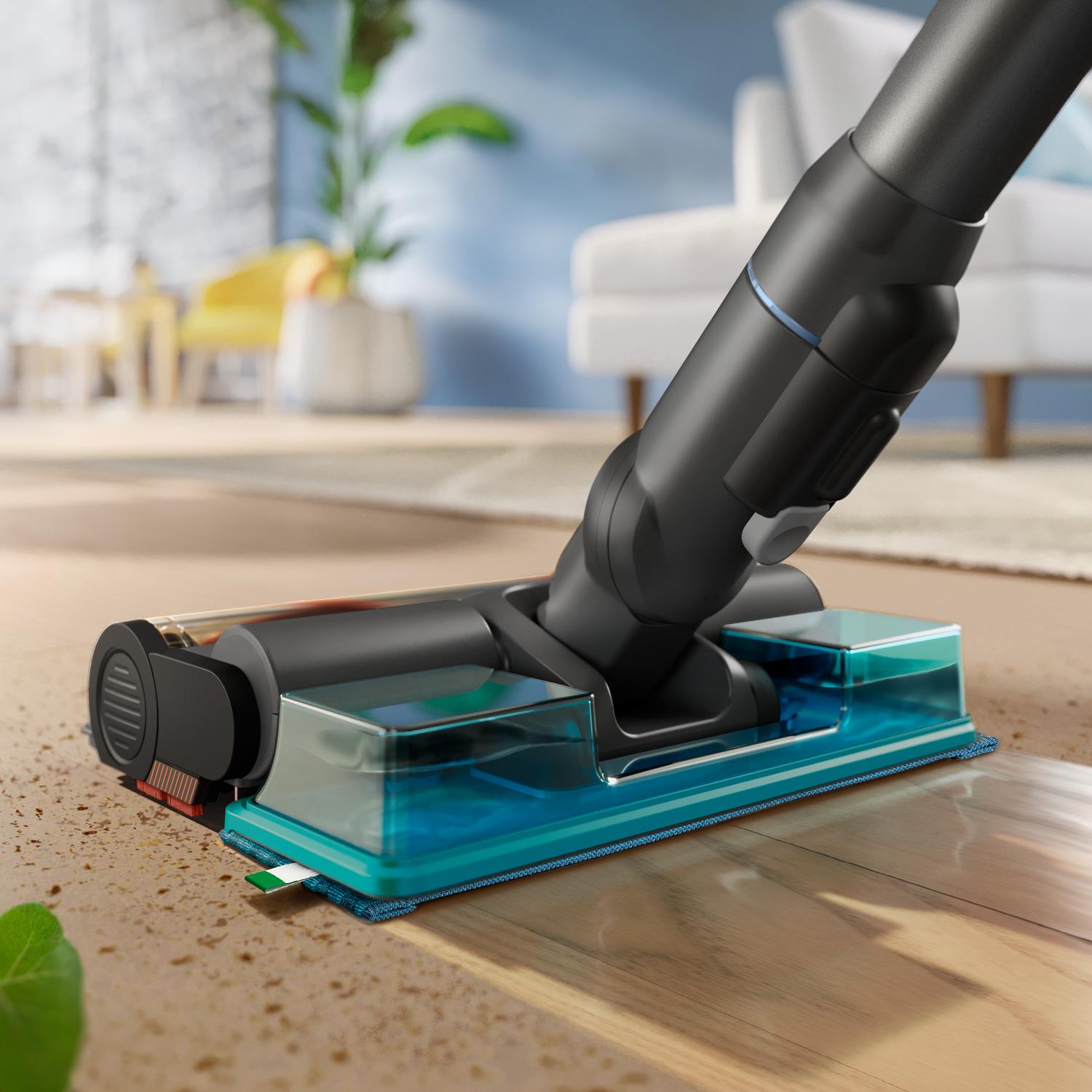 Vacuum Cleaner PHILIPS Dry&wet 2-in-1 stick vacuum Blue Bagless Battery 1.7 kg XC7163/01