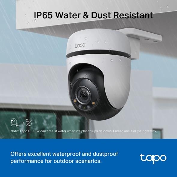 WRL CAMERA 1080P PAN/TILT/TAPO C510W TP-LINK