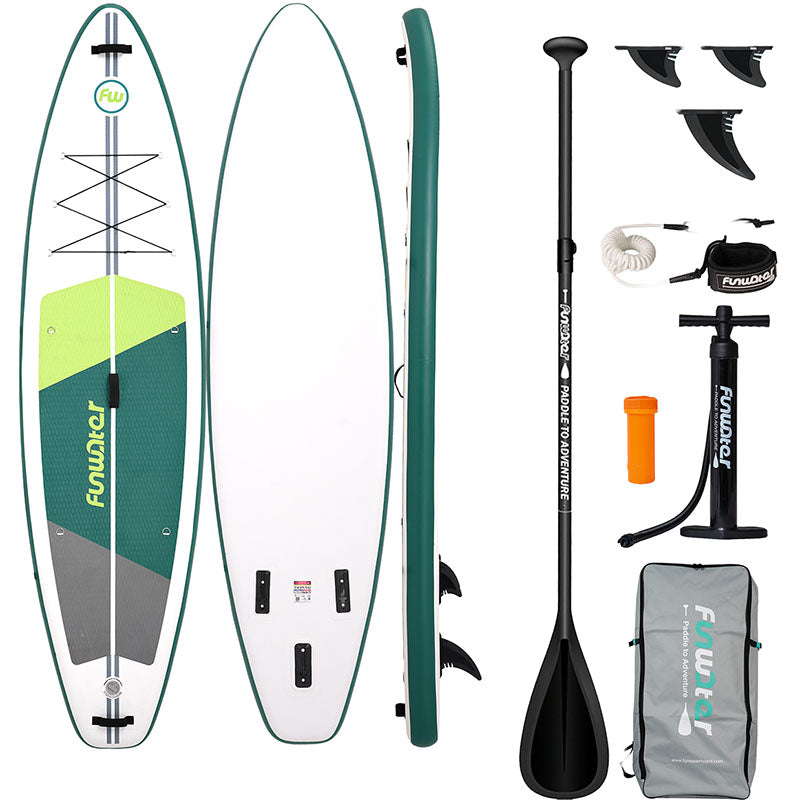 FunWater SUP paddleboard SUPFW69A 3,35m (green-white) - Image 1