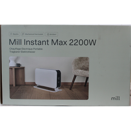 SALE OUT. Mill CO2200MECMAX 2200W Convection Heater, Mechanical thermostat, Wire heating element, White | Mill Heater |