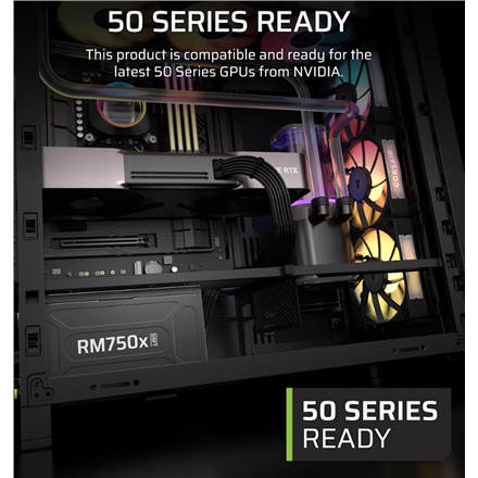 Corsair Fully Modular ATX Power Supply (EU) | RM750x SHIFT | 750 W | Black