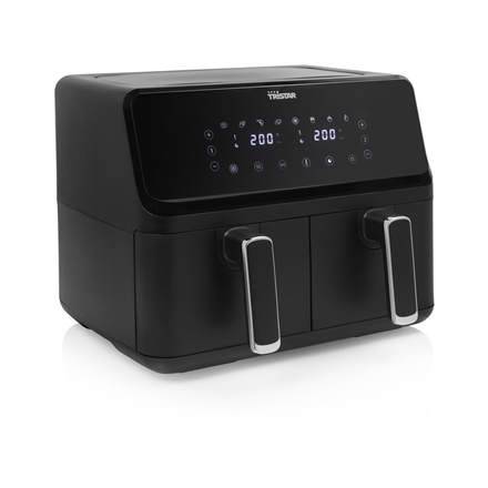 Tristar Double Basket Airfryer | FR-9026 | Power 2700 W | Capacity 8 L | Black