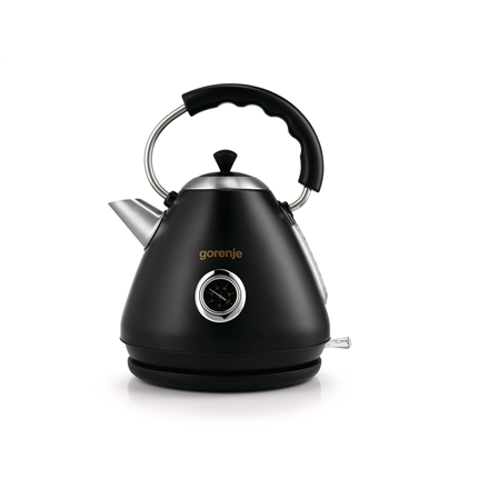 Gorenje | Kettle | K17CLBK | Electric | 2200 W | 1.7 L | Plastic/Metal | 360° rotational base | Black