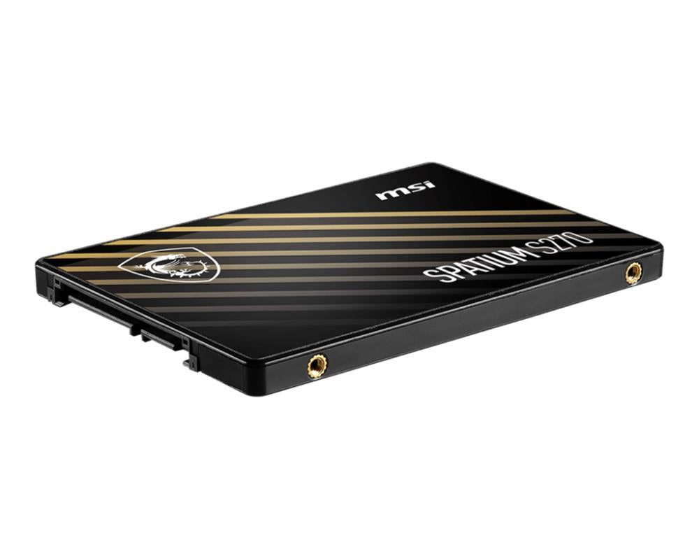 SSD MSI SPATIUM S270 960GB SATA 3D NAND Write speed 450 MBytes/sec Read speed 500 MBytes/sec 2,5" TBW 500 TB MTBF 2000000 hours S78-440P130-P83