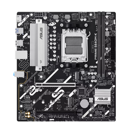 Asus PRIME B840M-K | Processor family AMD | Processor socket AM5 | DDR5 | Supported hard disk drive interfaces SATA, M.2