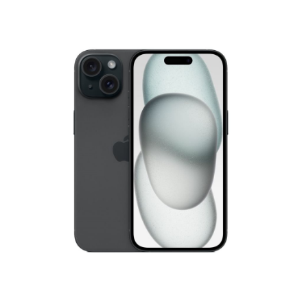 Apple | iPhone 15 | Black | 6.1 " | Super Retina XDR | 2556 x 1179 pixels | A16 Bionic | Internal RAM 6 GB | 128 GB | Du