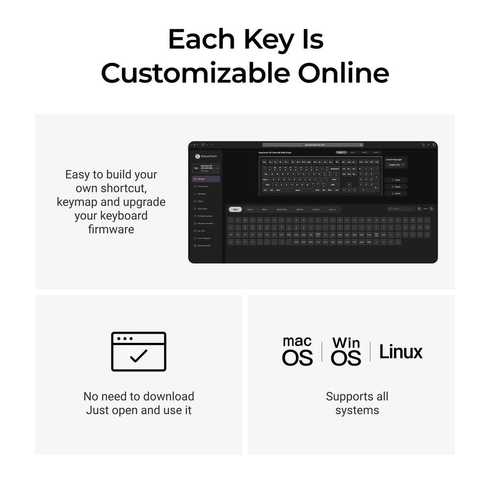 KEYBOARD WRL V6 ULTRA/BLACK V6U-D3 KEYCHRON