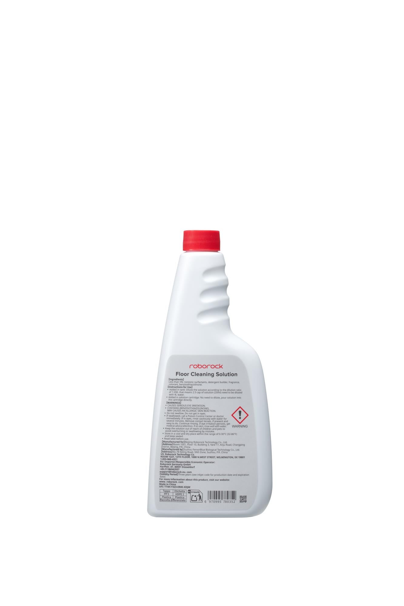 Vacuum Cleaner Accessory ROBOROCK Floor Cleaning Fluid 480 ml For All models 8.02.0370