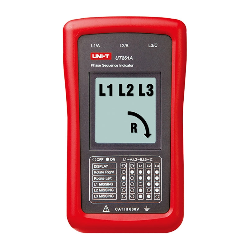 Uni-T UT261A Motor Phase and Rotation Direction Tester - Image 1