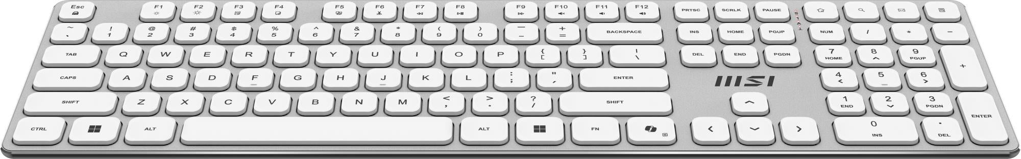 KEYBOARD +MOUSE/FORGE K210 W COMBO WHITE MSI