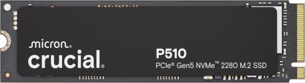 SSD CRUCIAL P510 1TB M.2 PCIe Gen5 NVMe TLC Write speed 9500 MBytes/sec Read speed 11000 MBytes/sec TBW 600 TB CT1000P510SSD8