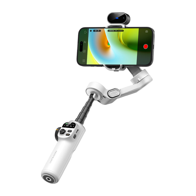 AOCHUAN X2 Gimbal with AI Sensor (White) - Image 2