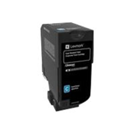 Lexmark Corporate | 74C2SCE | Laser Toner Cartridge | Cyan