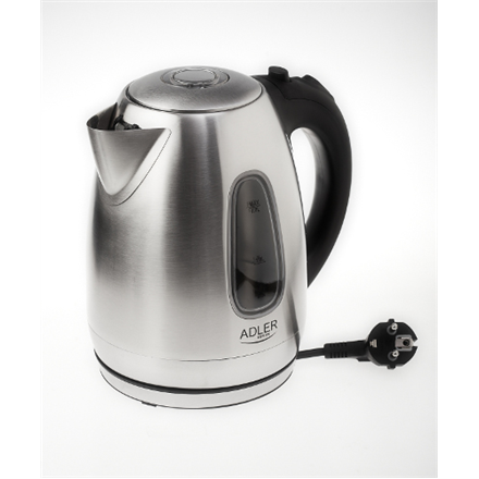 Adler | Kettle | AD 1223 | Standard | 2200 W | 1.7 L | Stainless steel | 360° rotational base | Stainless steel