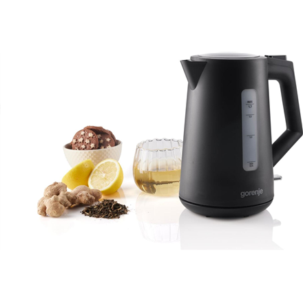 Gorenje K17OPB | Kettle | Electric | 2200 W | 1.7 L | Plastic | 360° rotational base | Black