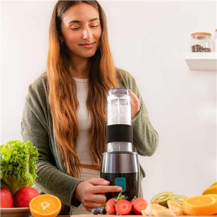 Cecotec Blender | Power Titanium 900 ProGo | Tabletop | 900 W | Jar capacity 2x0.57 L | Ice crushing | Black