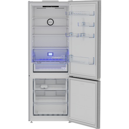BEKO Refrigerator | B3RCNE564HXB | Energy efficiency class E | Free standing | Combi | Height 192 cm | No Frost system |