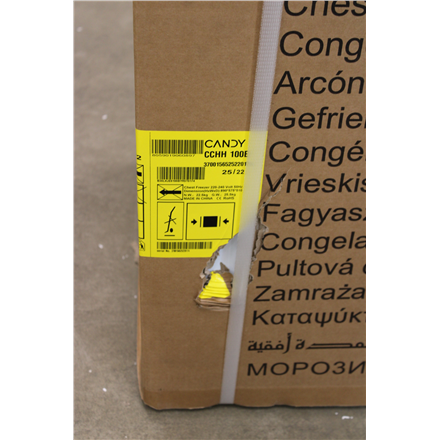 SALE OUT. | Candy | Freezer | CCHH 100E | Energy efficiency class E | Chest | Free standing | Height 84.5 cm | Total net