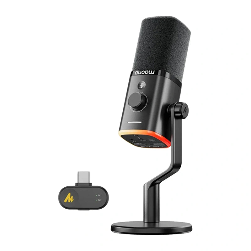 MAONO PD100W Dynamic Microphone (Black) - Image 1