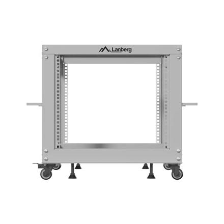 Lanberg Open Rack 19" 9U, adjustable | OR01-6109-S | 65.7 x 60 x 57.7 cm | Gray