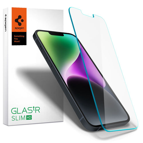 Spigen Glas.tR Slim Tempered Glass for iPhone 13 / 13 Pro / 14 / 16e