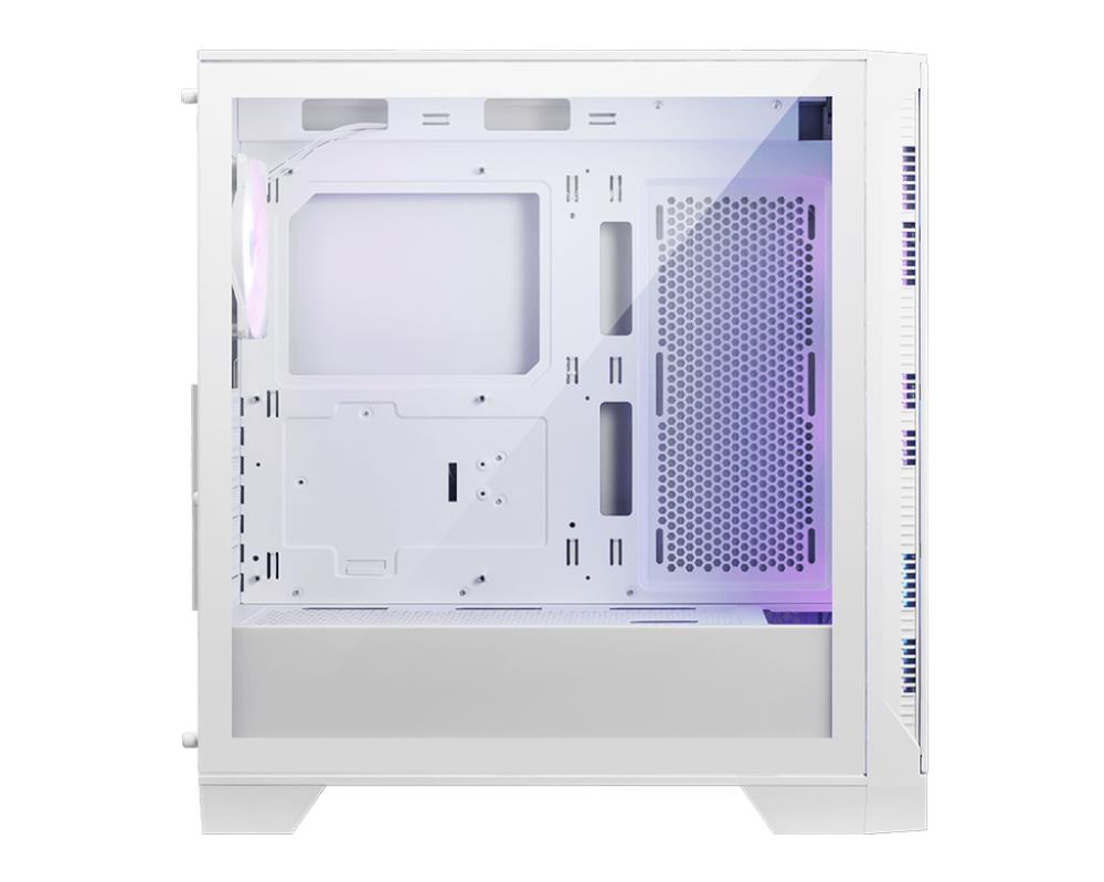 Case MSI MAG FORGE 320R AIRFLOW MidiTower Case product features Transparent panel ATX MicroATX MiniITX Colour White MAGFORGE320RAIRFLOWWH