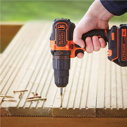 BLACK & DECKER Impact driver-drill | BDCHD18-QW | 18 V | 1.5 Ah | Li-Ion
