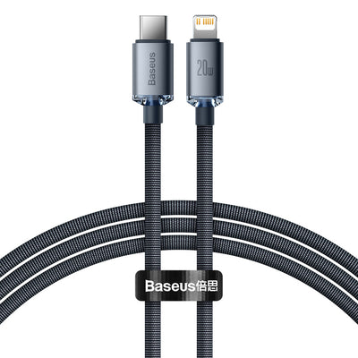 Baseus CAJY000201 Lightning - USB-C PD QC cable 20W 480Mb/s 1.2m - black