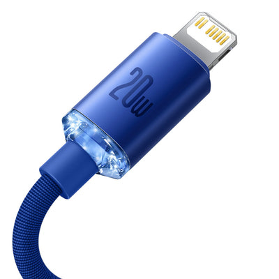 Baseus CAJY000203 Lightning - USB-C PD cable 20W 480Mb/s 1.2m - blue