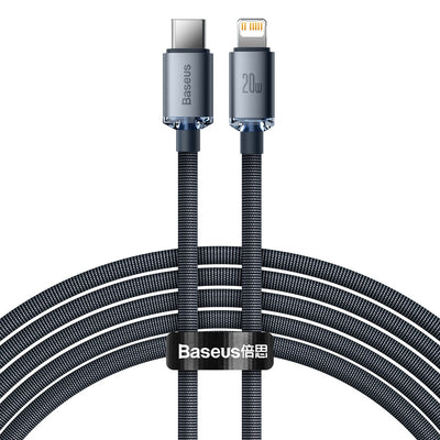 Baseus CAJY000301 Lightning - USB-C PD QC cable 20W 480Mb/s 2m - black