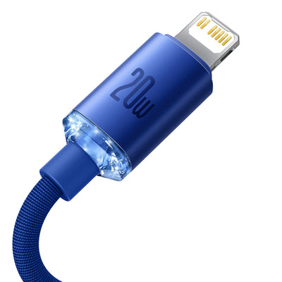 Baseus CAJY000303 Lightning - USB-C PD cable 20W 480Mb/s 2m - blue