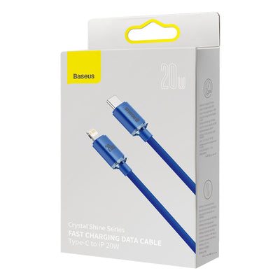 Baseus CAJY000303 Lightning - USB-C PD cable 20W 480Mb/s 2m - blue