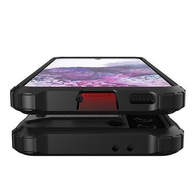 Hybrid Armor Case Tough Rugged Cover for Samsung Galaxy S22+ (S22 Plus) black — Hurtel