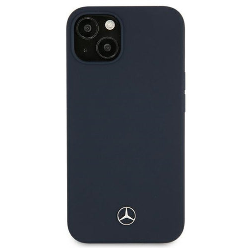 Mercedes Silicone Line Case for iPhone 13 mini - Navy Blue