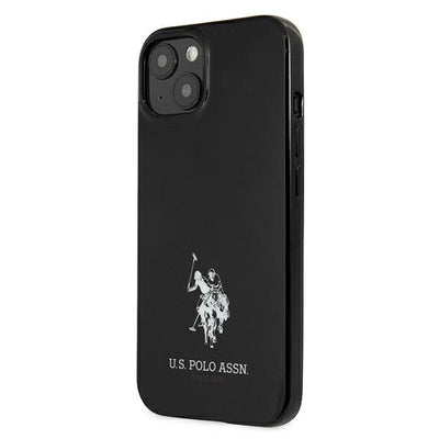 US Polo USHCP13SUMHK iPhone 13 mini 5.4" black/black hardcase Horses Logo — U.S. Polo Assn.