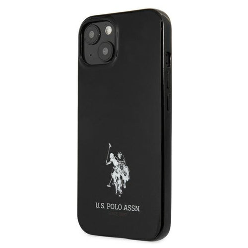 US Polo USHCP13SUMHK iPhone 13 mini 5.4" black/black hardcase Horses Logo — U.S. Polo Assn.