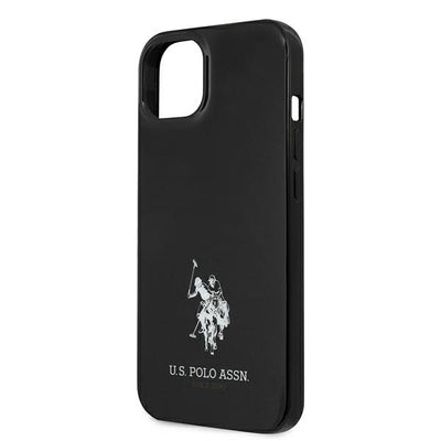 US Polo USHCP13SUMHK iPhone 13 mini 5.4" black/black hardcase Horses Logo — U.S. Polo Assn.